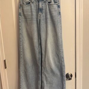 GAP Blue Flare Wide Leg Jeans